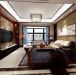 龙光玖珑湖200平米中式别墅卧室装修设计效果图