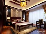 450平别墅中式风格卧室装修效果图片赏析