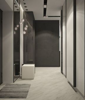 现代风格走廊装修效果图 家装走廊设计图