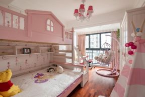  2020粉色儿童房装修 2020粉色儿童房样板间装修设计图片