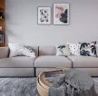 富丽华府现代风格客厅沙发背景墙装饰设计图片