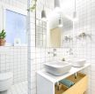 115平米家庭卫生间洗手台装修效果图片一览