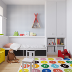 中心城北欧120平三居室儿童房装修案例