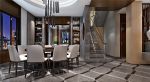 300平方现代风格别墅餐厅酒柜设计装修图一览