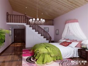 欧式风格329平米别墅卧室装修效果图片