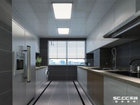 84平米两居室现代风格厨房装修效果图片