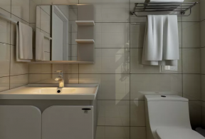 135平现代风格卫生间浴室柜设计效果图大全