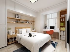 卧室书柜效果图  2020现代简约卧室家具
