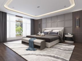 300平米别墅现代风格卧室装修效果图片