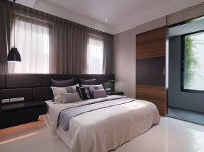 中铁骑士府邸现代简约73平二居室卧室装修案例