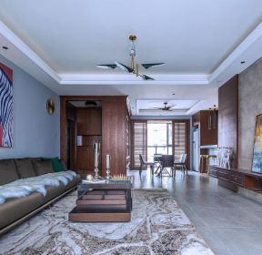 160平米家庭客厅沙发摆放布置效果图2019-每日推荐