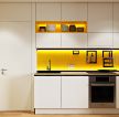 80平房屋现代风格开放式厨房装修设计图一览