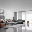 合能枫丹铂麓现代120平三居室客厅装修案例