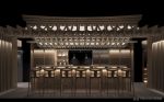 180平米沈阳日本料理餐厅背景墙设计装修效果图欣赏