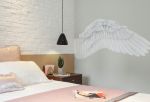 晶鑫丽座140平家庭卧室床头吊灯设计效果图片