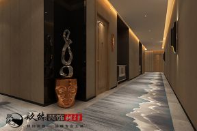 天景豪斯酒店2000平米现代风格走廊装修设计效果图