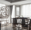 阳光西雅图95平米三居室中式风格窗帘装修设计效果图