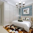龙湖滟澜海岸美式风格别墅卧室床头吊灯设计图