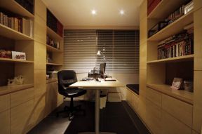 铂悦山99平欧式风格家庭书房装修设计图片