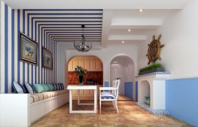 79平米两居室地中海风格客厅装修效果图片