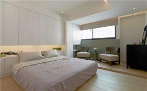 南充院子现代简约136平三居室卧室装修案例