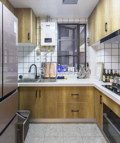 100平米三居美式厨房装修设计效果图