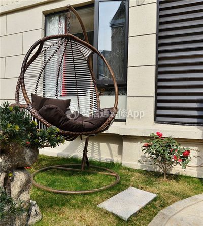  张家围17号花园280平米现代风格四居室秋千吊椅装修设计效果图