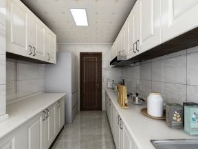 桦林彩云城110平米新中式风格厨房装修设计效果图