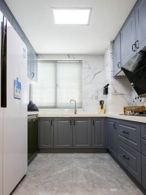 高教新城169平米四居现代厨房装修设计效果图