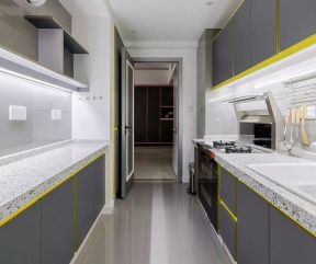 联泰天璞82平米三居北欧风格厨房装修设计图欣赏
