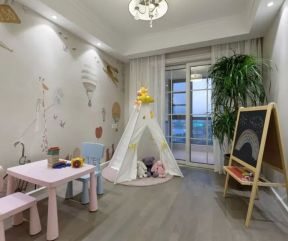 保利嘉福领秀山115平米三居室现代风格儿童房装修设计效果图