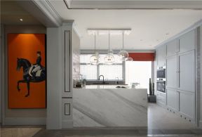 江山里178平米四居美式轻奢风格厨房装修设计效果图