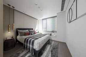 锦绣江南123平米三居室现代卧室装修设计效果图