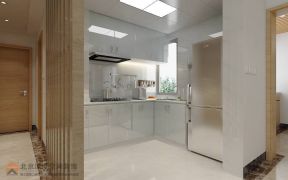 碧桂园126平现代风格厨房橱柜设计效果图片