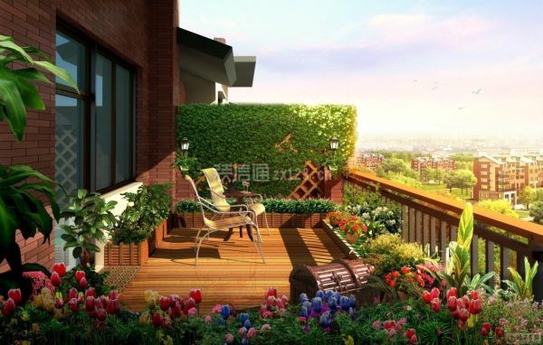 露天阳台花园设计