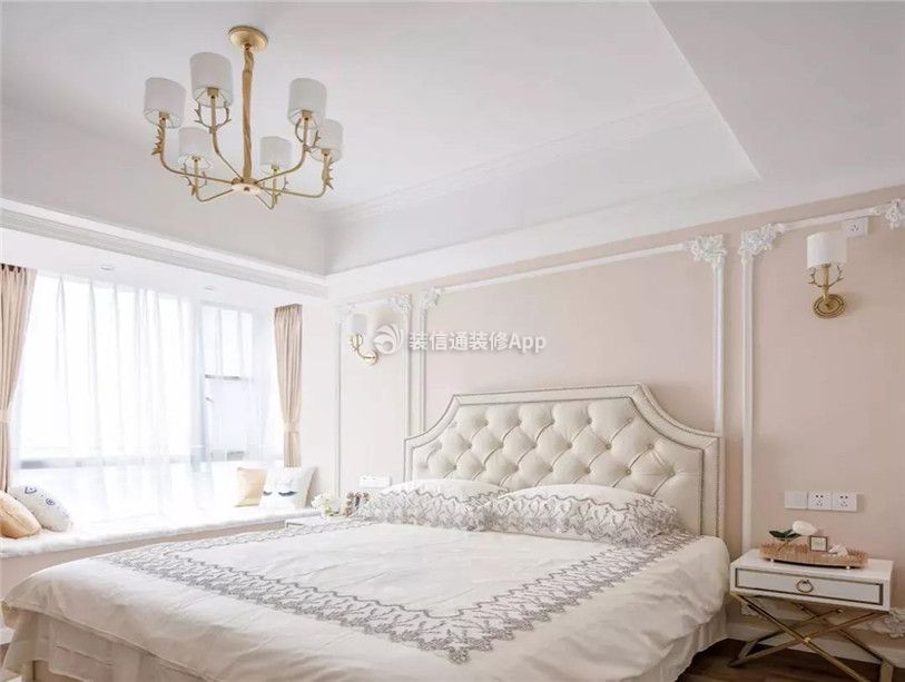 风情雅苑现代简约95平二居室卧室装修案例
