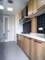 80平两居室现代风格厨房装修效果图片鉴赏