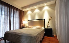 威尼斯水城新中式138平三居室卧室装修案例