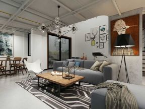 2020现代风格客厅吊顶装修效果图 现代风格客厅沙发背景墙
