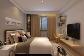 雍福龙庭现代简约118平三居室卧室装修案例