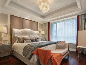 中航金城一号法式128平三居室卧室装修案例