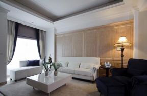 托斯卡纳108平米三居室现代风格沙发背景墙装修设计效果图