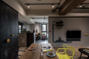 科園大道120平米四居室奢華餐廳背景墻裝修設(shè)計(jì)效果圖