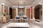 太平洋城中城新中式130平三居室餐厅装修案例