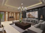 常青藤180平米简欧风格客厅灰色沙发装修设计图