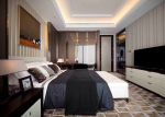 凡尔赛160平美式风格卧室装修图