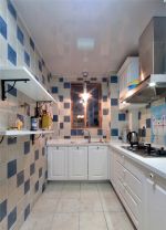 幸福时代86平米二居美式风格厨房装修设计效果图