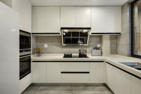 茶园83平现代简约风格白色厨房装修图赏析