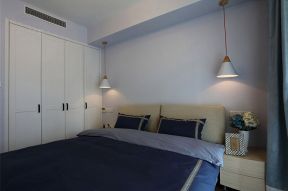 西水东现代97平三居室卧室装修案例