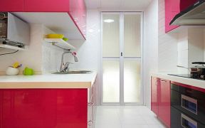 同安家园105平米三居室现代简约风格厨房装修设计效果图